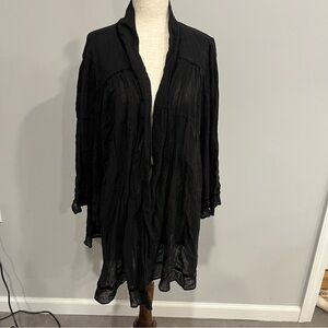 Calypso St Barth Black Women's Swim Cover-Up One Size‎